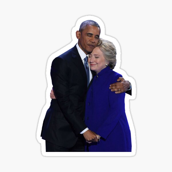 Hillary and Obama - DNC 2016 Sticker