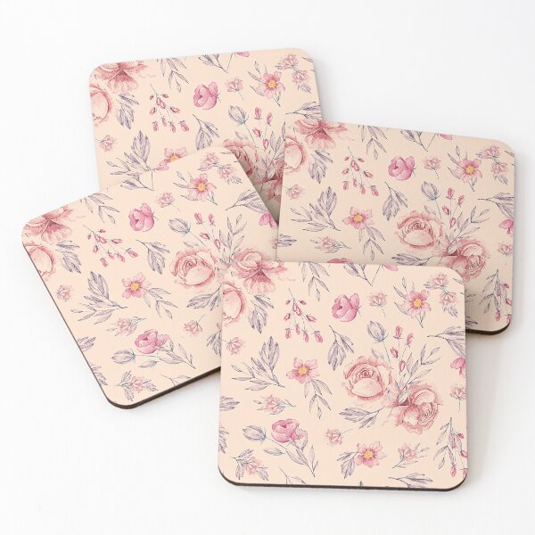 Item preview, Romantic wedding pastel pink watercolor roses designed and sold by cutecrazytshirt.
