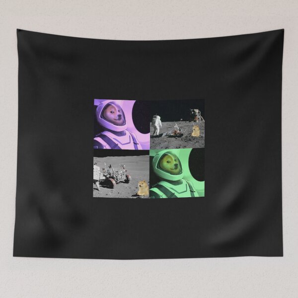 Item preview, Doge on the Moon designed and sold by FunGuru.