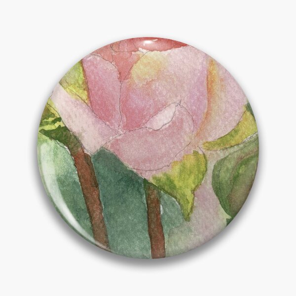 Artikelvorschau, Rosa Rose in Aquarell entworfen und verkauft von yianling.