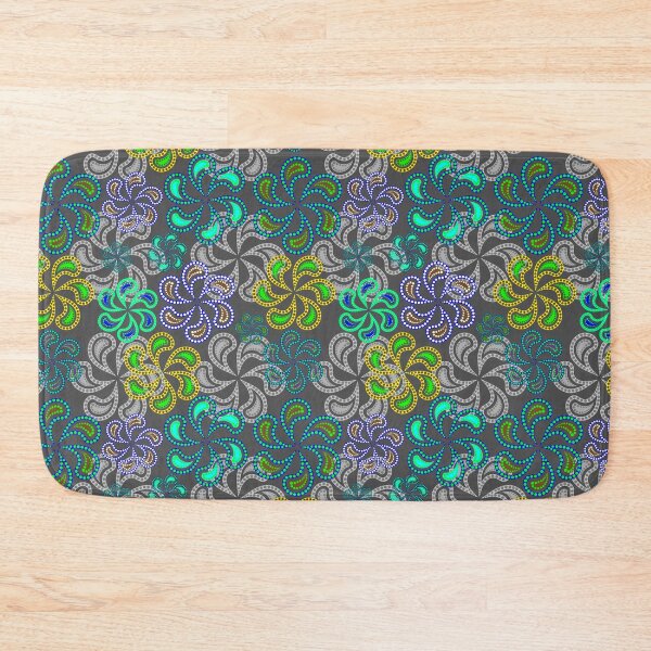 Item preview, Colourful seamless floral pattern on grey background. designed and sold by Natalya Alexandrou.