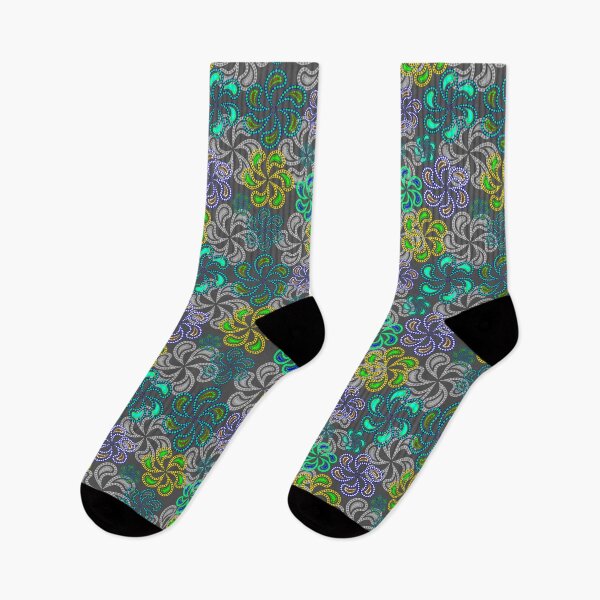 Item preview, Colourful seamless floral pattern on grey background. designed and sold by Natalya Alexandrou.