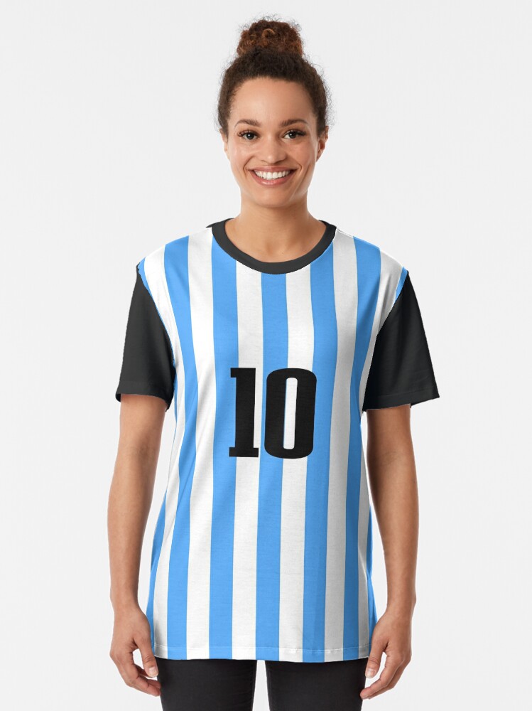 Leo Messi: jersey number 10.' Graphic T-Shirt for Sale by Alpha