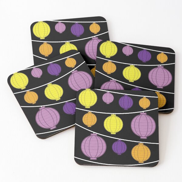 Item preview, Lanterns | Purple Yellow Orange designed and sold by Wintre2.