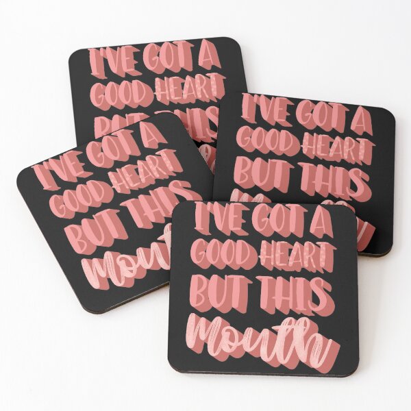Item preview, I’ve got a good heart but this mouth designed and sold by LeahsColorBox.