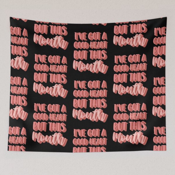 Item preview, I’ve got a good heart but this mouth designed and sold by LeahsColorBox.