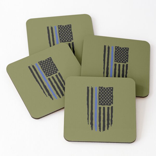 Item preview, Thin Blue Line America Flag designed and sold by AJ  Liber.