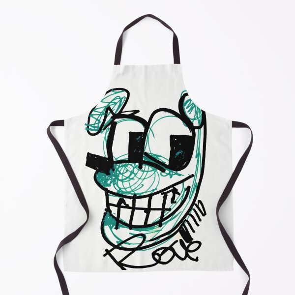 Item preview, Dog with big smile, BW green designed and sold by Rone84.