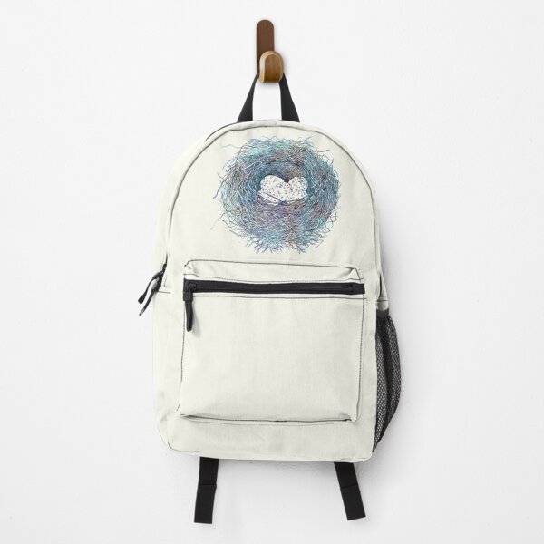 Item preview, Painted Bird Nest Eggs Blue Watercolor  designed and sold by Anna Lemos.