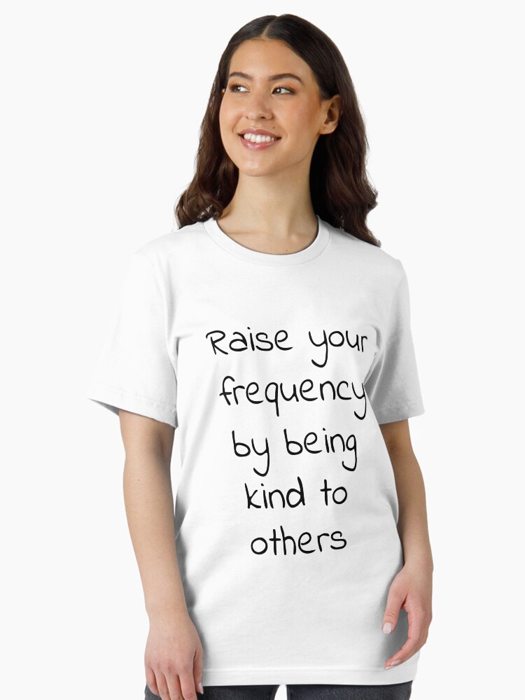 Thumbnail 1 of 7, Essential T-Shirt, Kindness for frequency designed and sold by reIntegration.