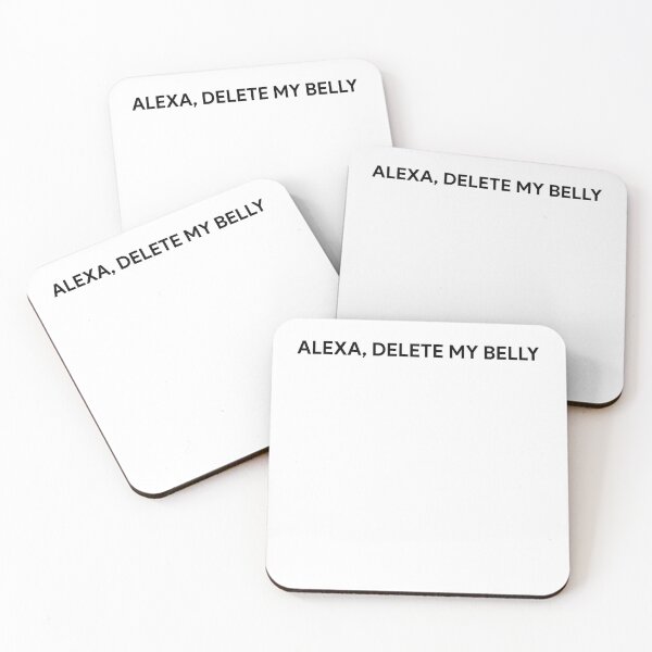 Item preview, Alexa delete my belly designed and sold by ElsieUnderwood.