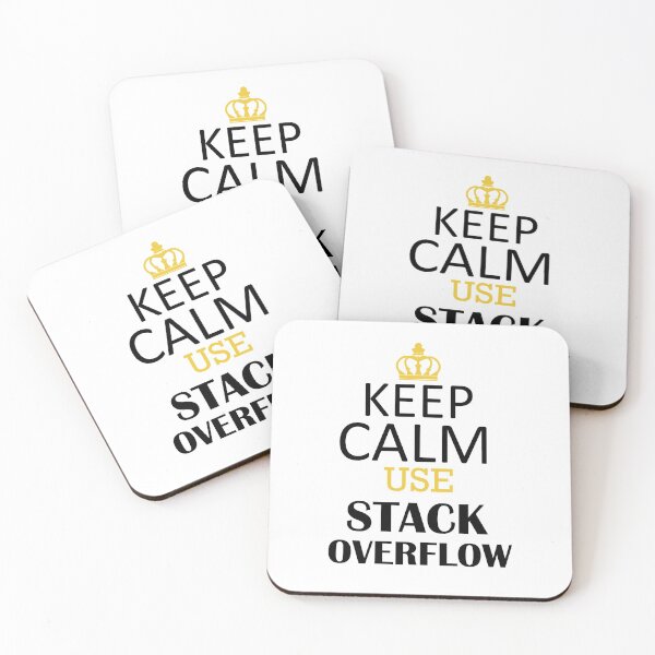 Item preview, keep calm use stack overflow designed and sold by imaneless.