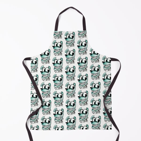 Item preview, Dog with a big smile, BW green, pattern designed and sold by Rone84.