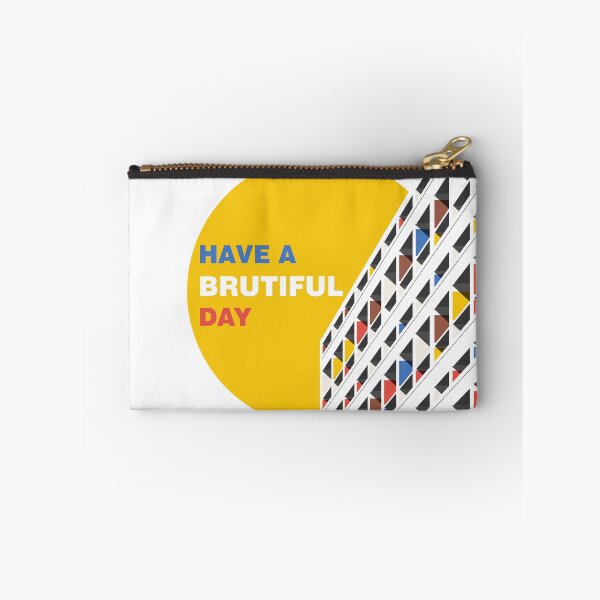 Item preview, Have  Brutiful Day, Unité d'Habitation, Marseille, Colour , Brutalist Print, France, Print, Artwork, Illustration, Brutalist Architecture, Architecture Print designed and sold by sketchingarchi.