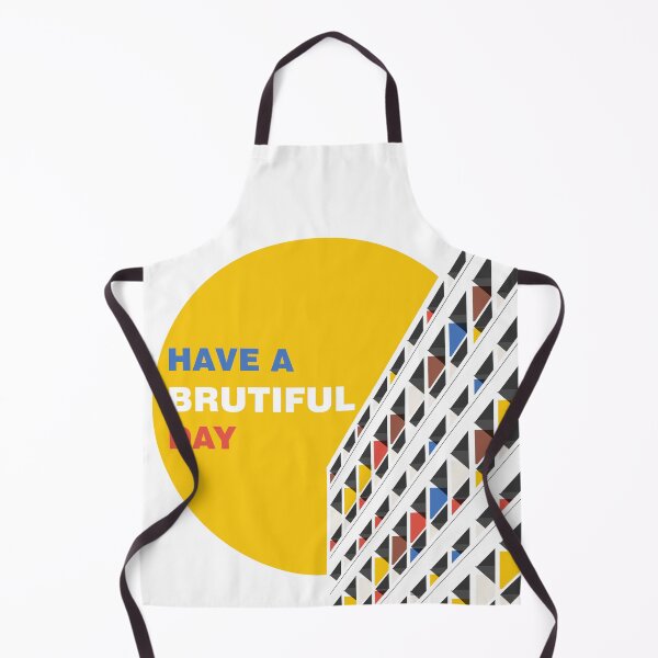 Item preview, Have Brutiful Day, Unité d'Habitation, Marseille, Colour , Brutalist Print, France, Print, Artwork, Illustration, Brutalist Architecture, Architecture Print designed and sold by sketchingarchi.