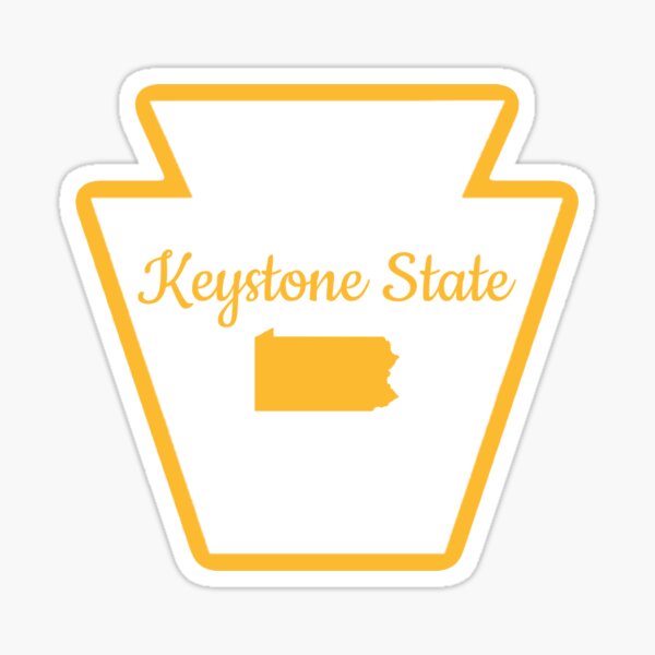 "Keystone State" Sticker for Sale by DanTheNavyMan Redbubble
