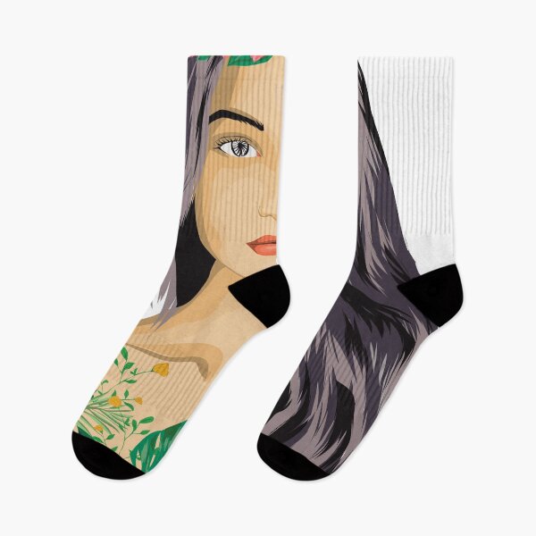 Item preview, Beautiful Girl Botanical Illustration designed and sold by dhanus-7.