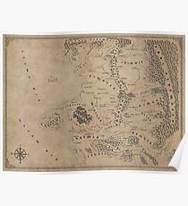 Witcher Universe Map - Glagolitic Poster