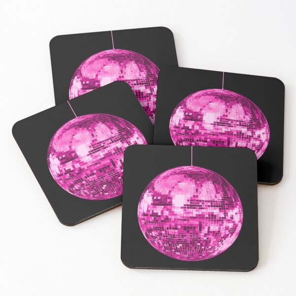 Item preview, Bola de discoteca brillante vintage rosa designed and sold by Deborah Camp.