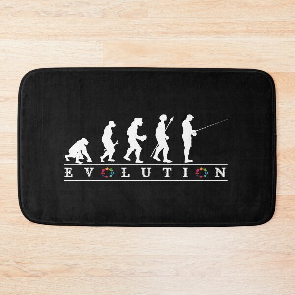 Item preview, Funny Fishing Evolution - Colorful fish designed and sold by Click-Like.