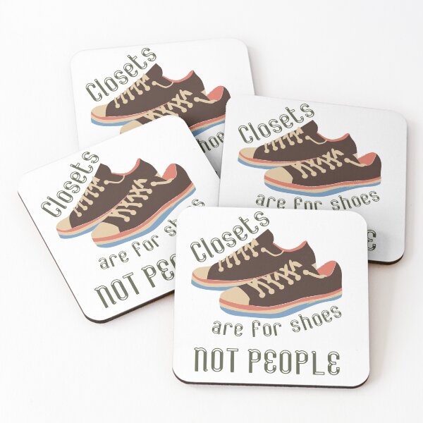 Item preview, Los armarios son para zapatos, no para personas mes del orgullo lgbtqia + designed and sold by All Things Wild.
