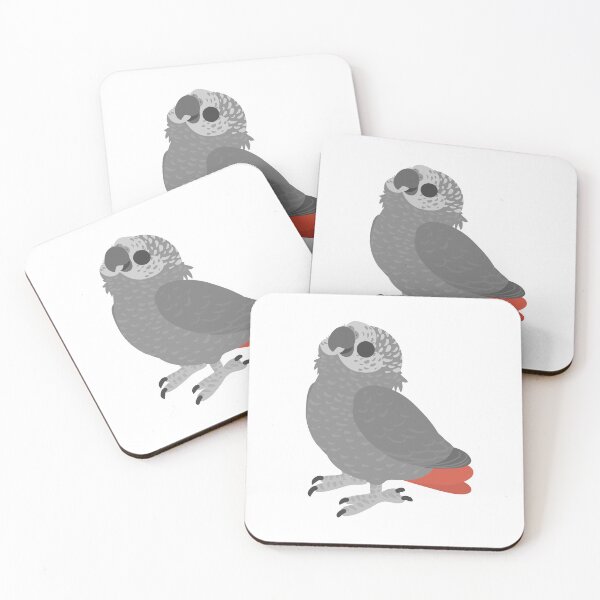 Item preview, African gray parrot designed and sold by VandrarenArt.