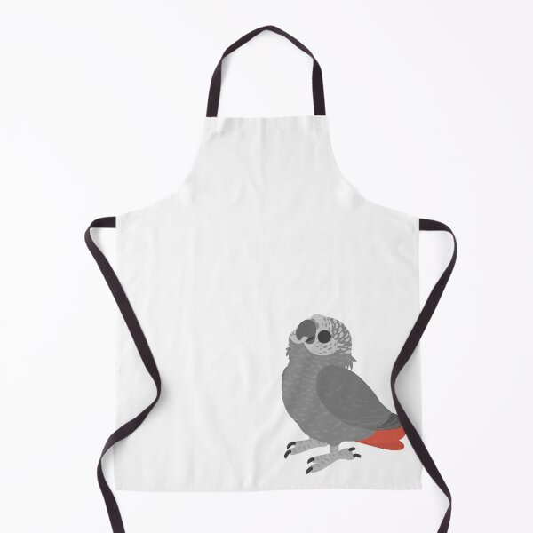 Item preview, African gray parrot designed and sold by VandrarenArt.