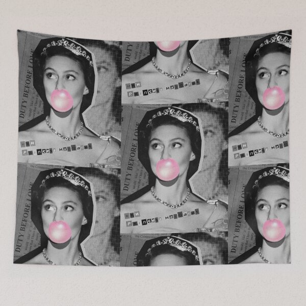 Item preview, HRH Princess Margaret Mixed Media Pop Art designed and sold by GaibrieMaraaa.