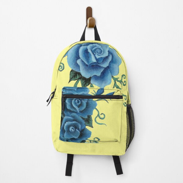 Item preview, Skull With Blue Roses designed and sold by Ferociousdesign.