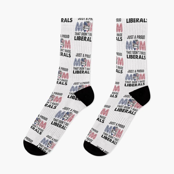 Item preview, Just A Proud Mom That Didn't Raise Liberals Republican Mom USA Flag American 4th of July designed and sold by clothesy7.