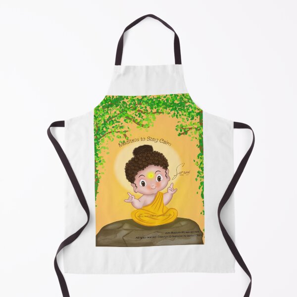 Item preview, Buddha - Mediitate Stay Calm : illustration By Sarvani designed and sold by sarvanibatra.