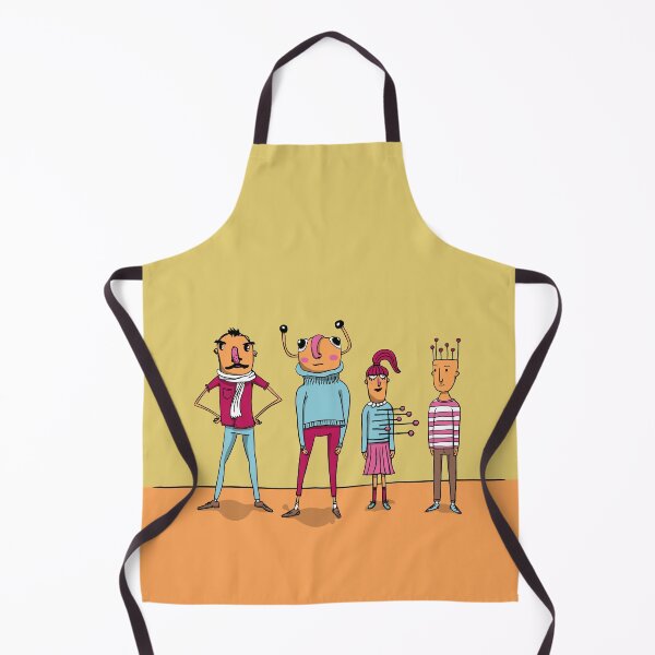 Item preview, Group of four weird and offbeat characters designed and sold by GreissDesign.