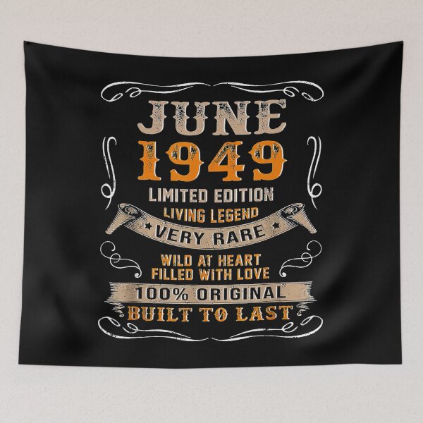 Item preview, 72nd Birthday Gift 72 Years Old Retro Vintage June 1949 designed and sold by BargerStore.