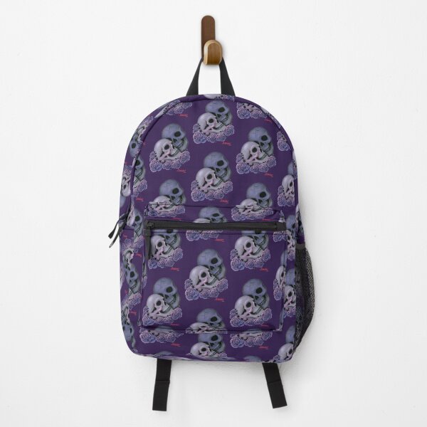 Item preview, Skulls With Purple Roses designed and sold by Ferociousdesign.