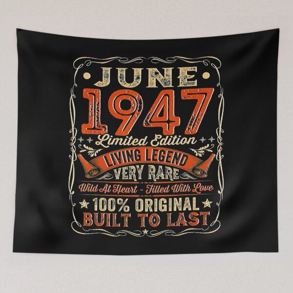 Item preview, 74 Years Old Vintage June 1947 Distressed 74th Birthday designed and sold by BargerStore.