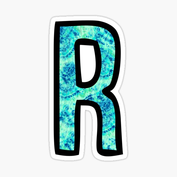 Letter R Sticker For Sale By Absdesigns Redbubble