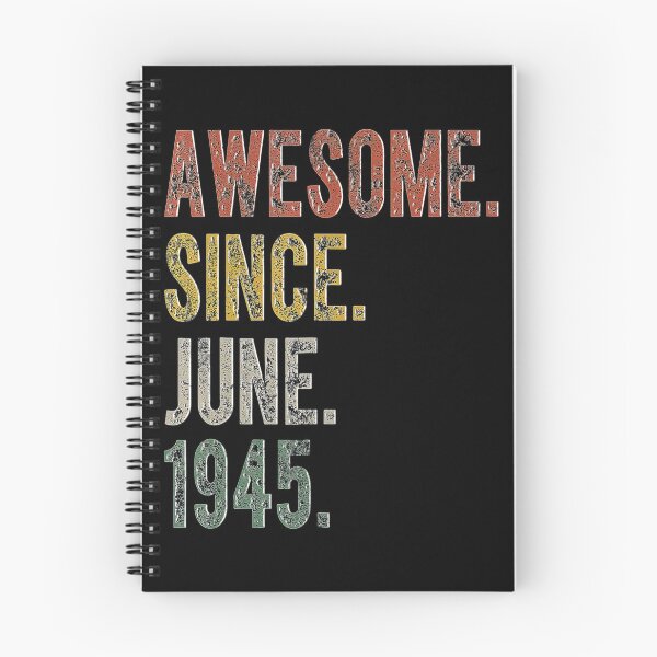 Item preview, 76th Birthday Retro 76 Years Old Awesome Since June 1945 designed and sold by BargerStore.