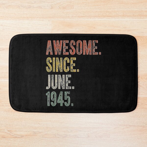 Item preview, 76th Birthday Retro 76 Years Old Awesome Since June 1945 designed and sold by BargerStore.