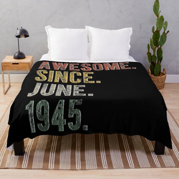 Item preview, 76th Birthday Retro 76 Years Old Awesome Since June 1945 designed and sold by BargerStore.