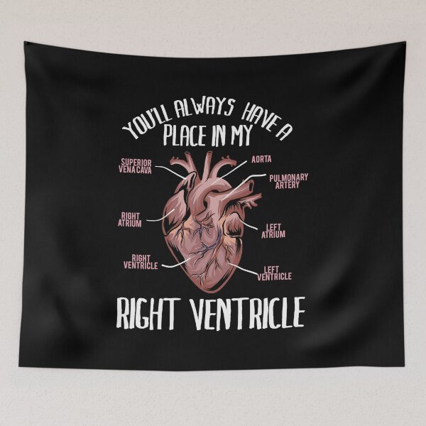 Item preview, You'll always have a place in my right ventricle designed and sold by shirtbubble.