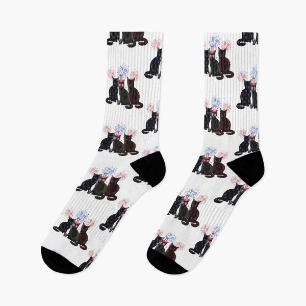 Item preview, Black Cat 4th Of July designed and sold by WeAreUSA.