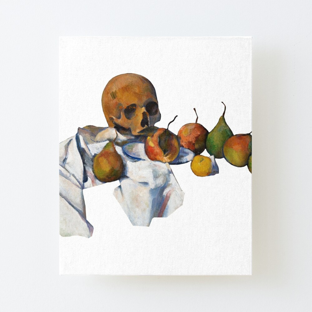 paul cezanne skull and fruit