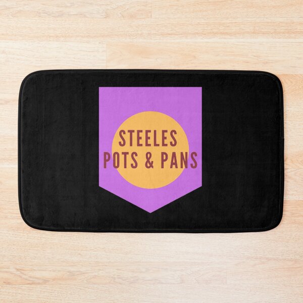 Item preview, Steeles pots and pans, Team Badge, Belinda Blinked, Rocky Flintstone designed and sold by SelfrontStudios.