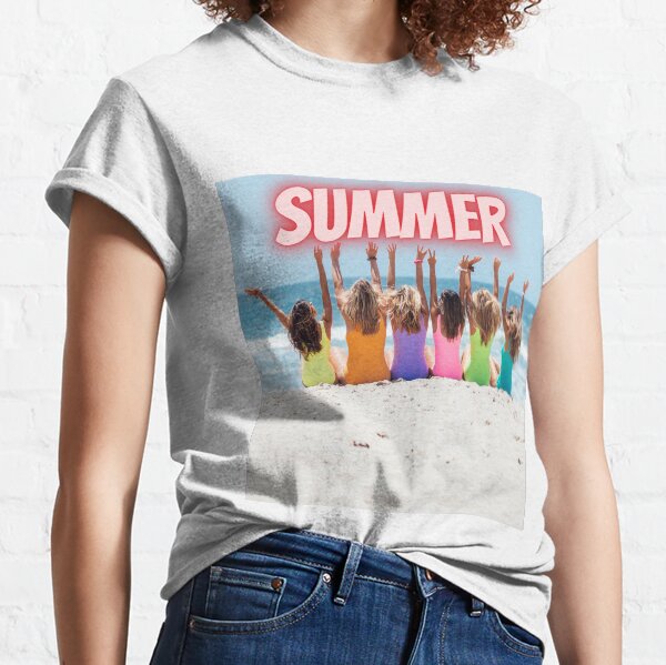 Beautiful summertime retro design Classic T-Shirt