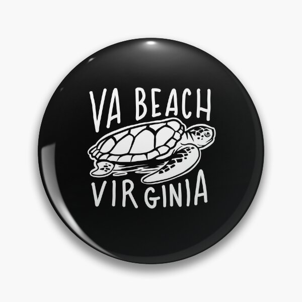 Artikelvorschau, VA Beach Sea Turtle White entworfen und verkauft von HalpinDesign.