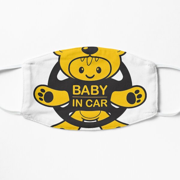 Baby On Board, Baby On Board, Baby in Car Flat Mask