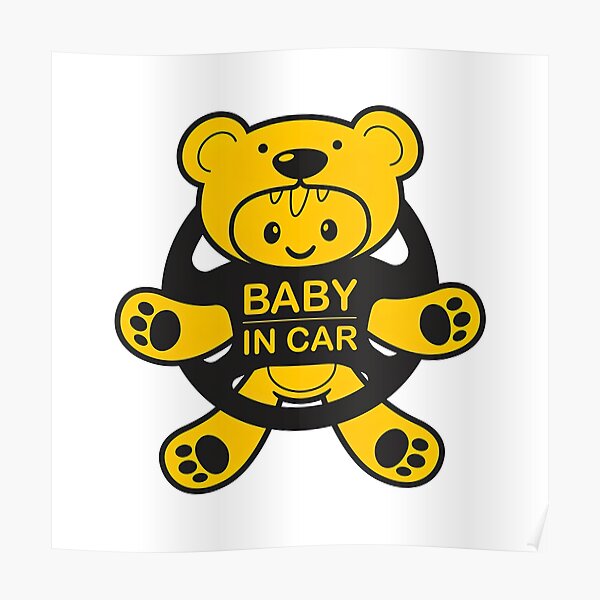 Baby On Board, Baby On Board, Baby in Car Poster