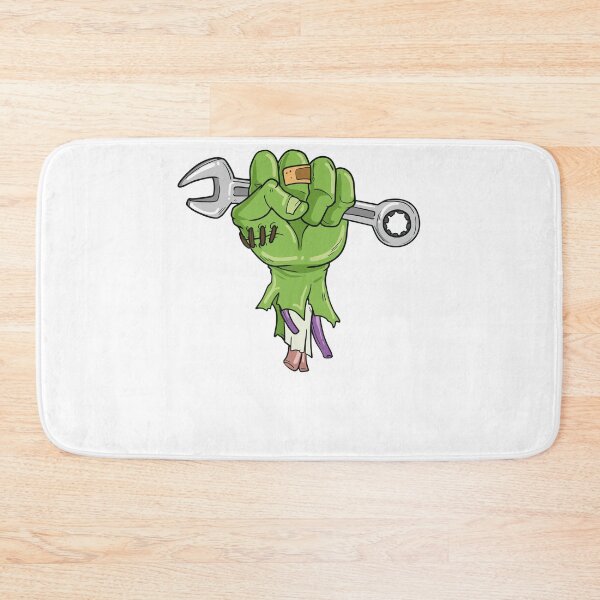 Item preview, Mechanic Tools Wrench Zombie Halloween designed and sold by shirtbubble.