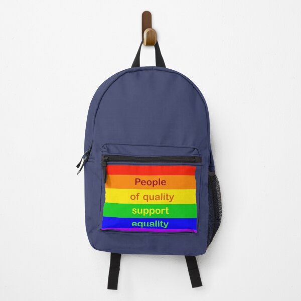 Item preview, People of quality support equality designed and sold by Rachel the Artist .