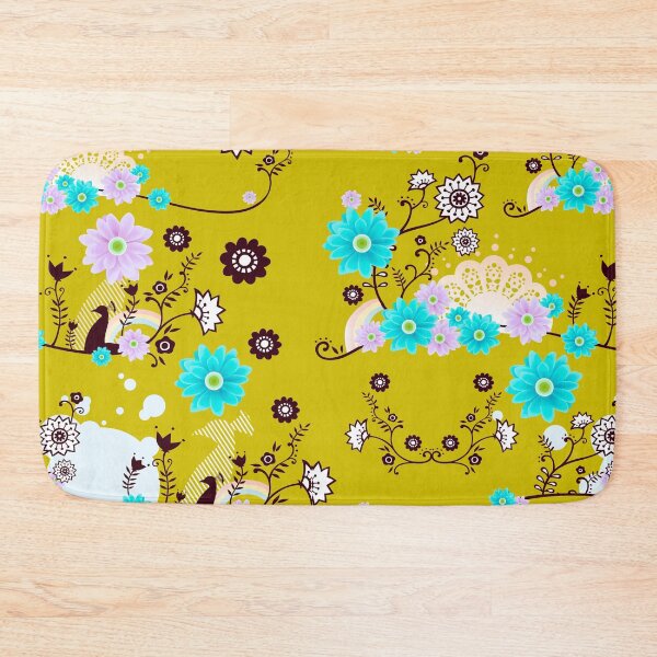 Item preview, Beautiful blue flower Floral pattern tapestries natural Design for apparel and accessories designed and sold by Sunnyhova.
